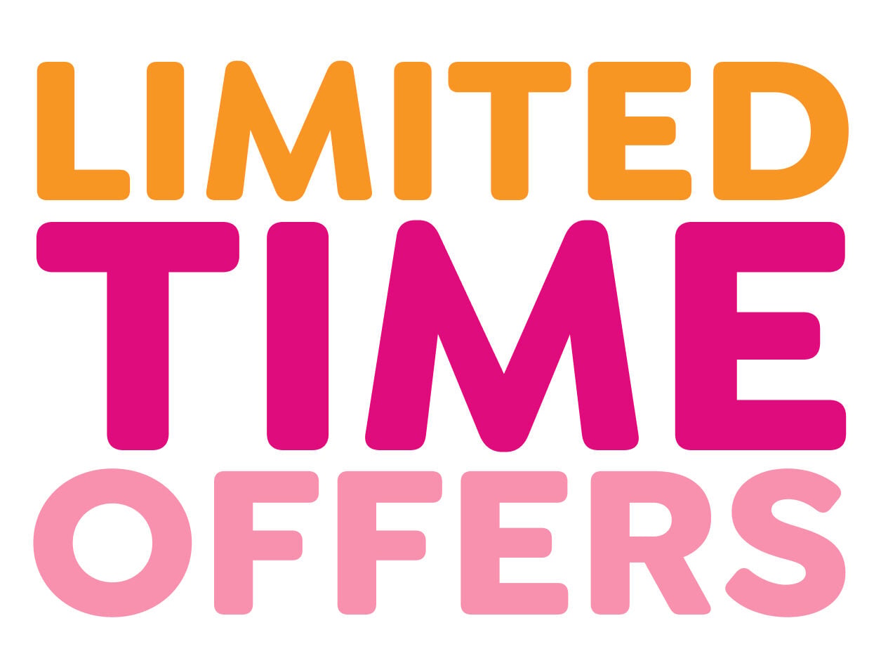 Limited Time Offers