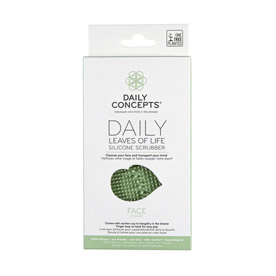 Daily Concepts Daily Leaves of Life Silicone Scrubber Face