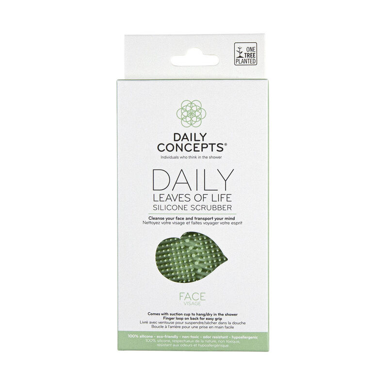 Daily Concepts Daily Leaves of Life Silicone Scrubber Face image number 1
