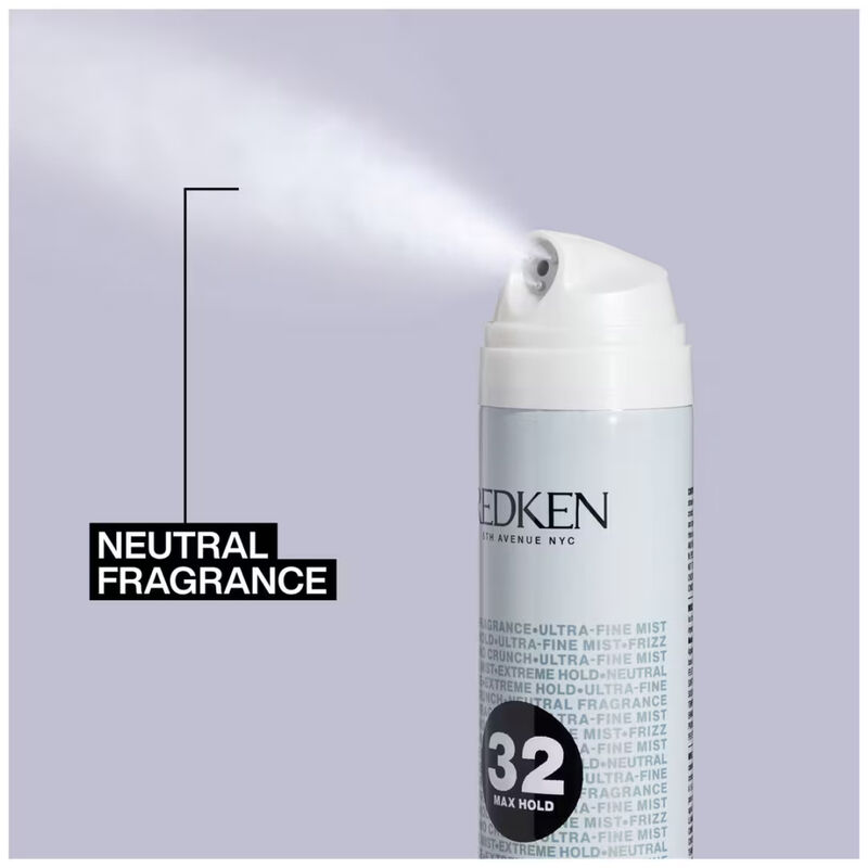 Redken Triple Pure 32 Neutral Fragrance Max Hold Hairspray image number 3