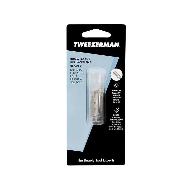 Tweezerman Brow Razor Replacement Blades image number 1
