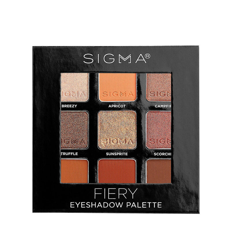 Sigma Beauty On The Go Eyeshadow Palette - Fiery image number 1