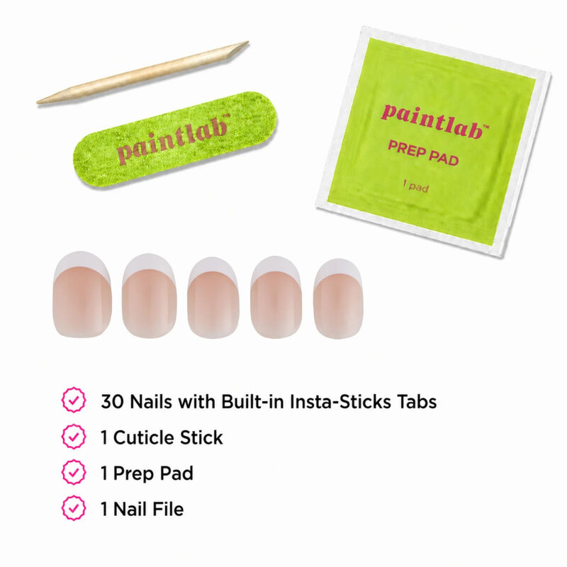 Paintlab Oval Frenchie Instant Stick Mani image number 4