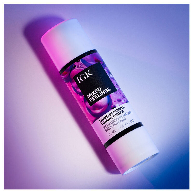 IGK Mixed Feelings Leave-In Blonde Toning Drops image number 2