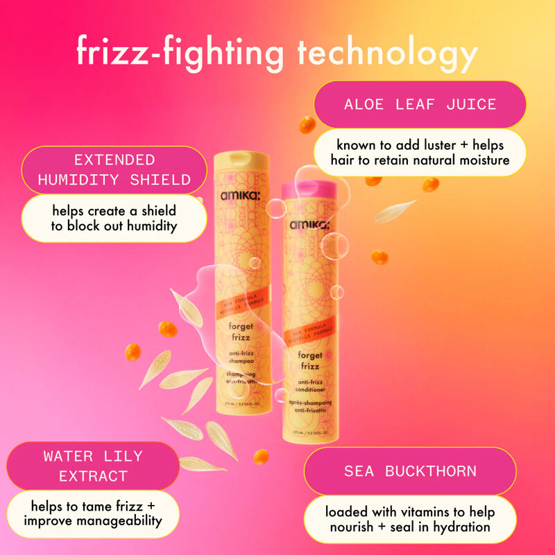 amika Forget Frizz Anti-Frizz Conditioner image number 2