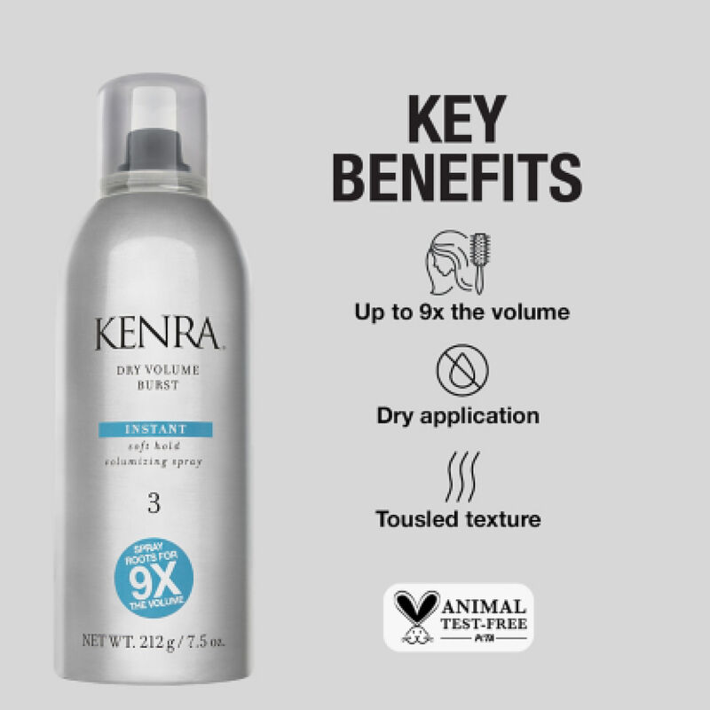 Kenra Dry Volume Burst Soft Hold Volumizing Spray image number 2