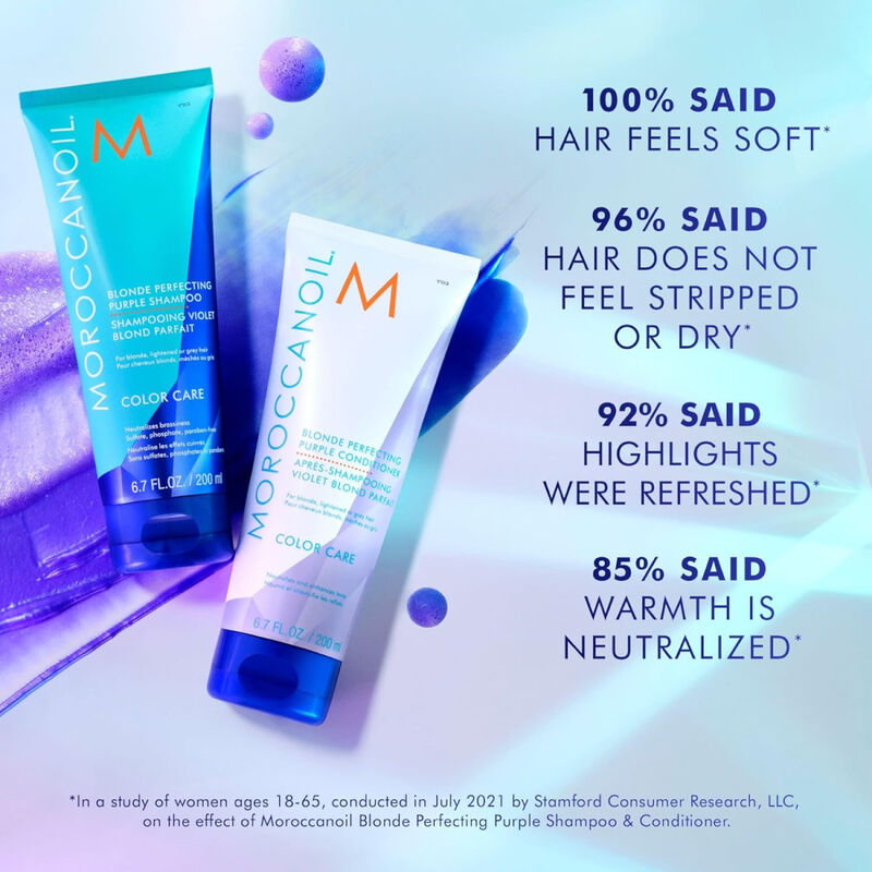 Moroccanoil Blonde Perfecting Purple Conditioner image number 3