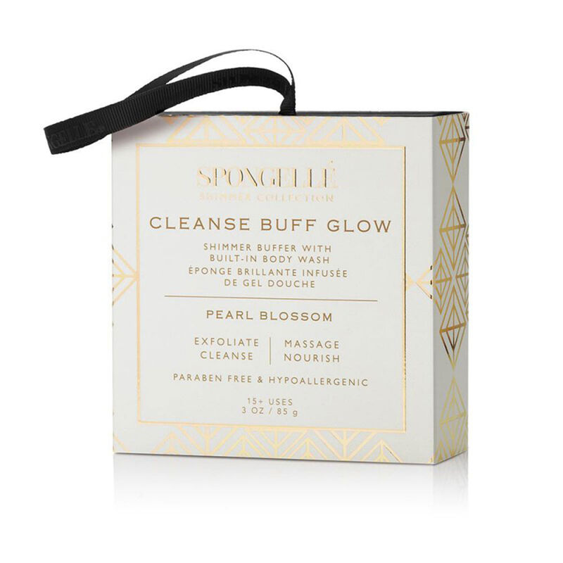 Spongelle Cleanse, Buff, Glow Shimmer Buffer - Pearl Blossom image number 0