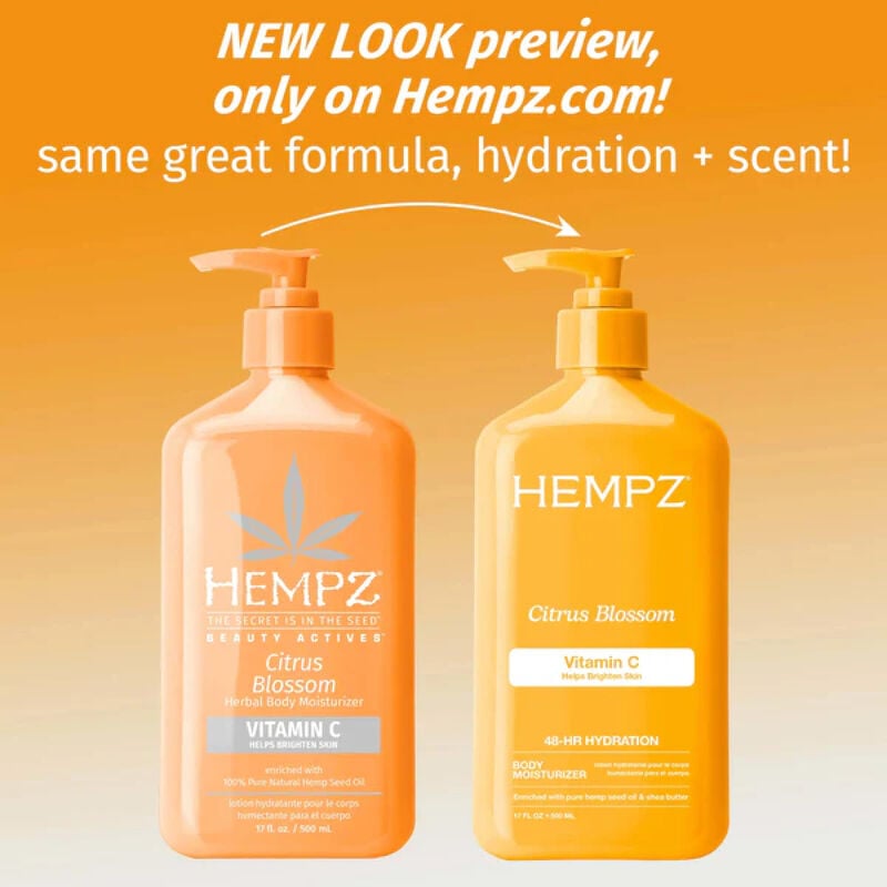 Hempz Citrus Blossom Herbal Body Moisturizer image number 2