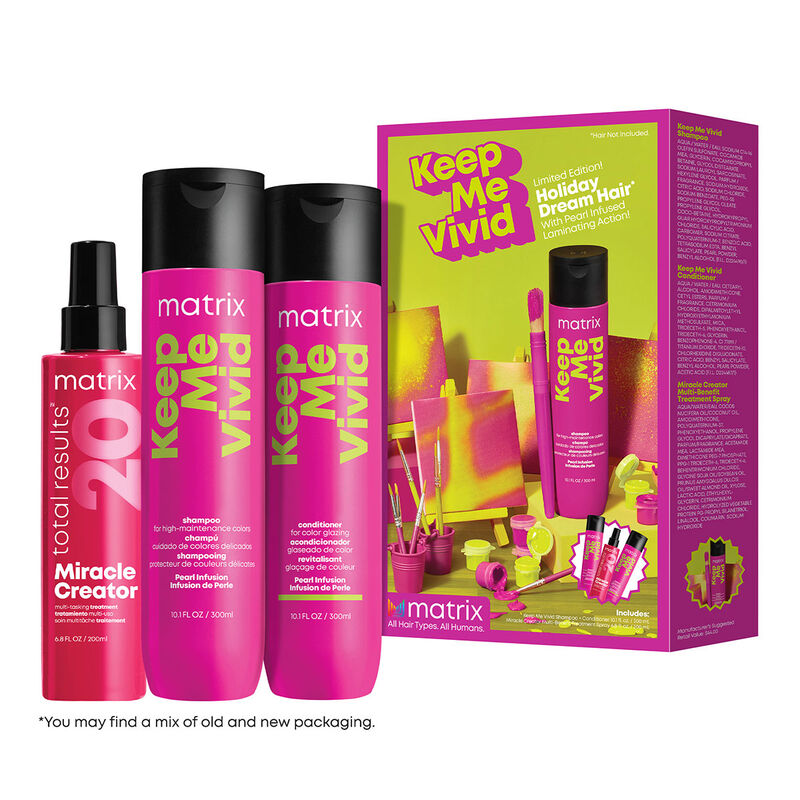 Matrix Keep Me Vivid Holiday Dream Hair Fantasy Kit image number 0