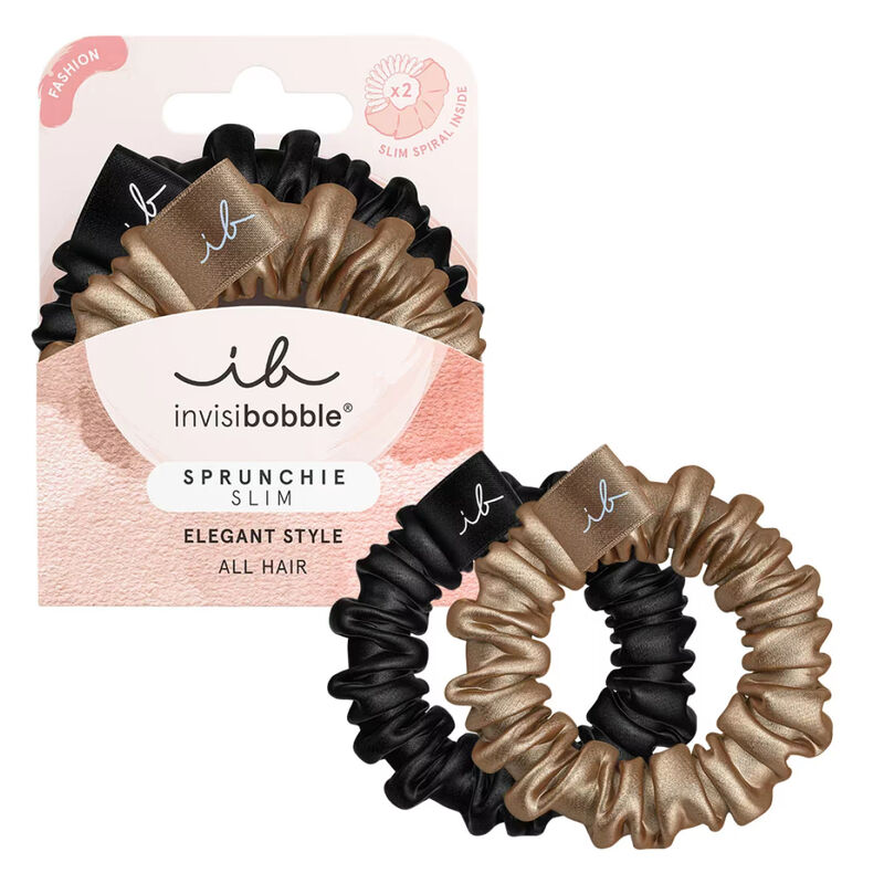 Invisibobble Sprunchie Slim True Golden - 2pc image number 1