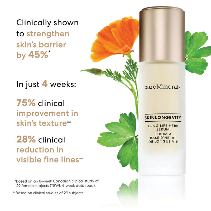 BareMinerals Skinlongevity Long Life Herb Anti-Age Serum image number 3
