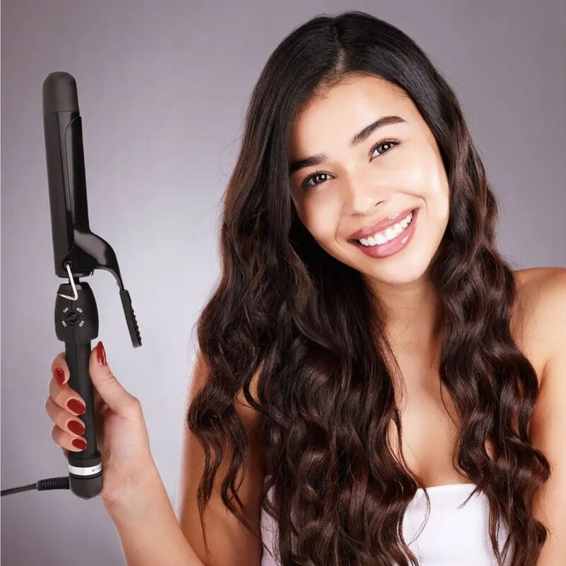 StyleCraft Black Gold Ceramic Professional Curling Iron image number 4