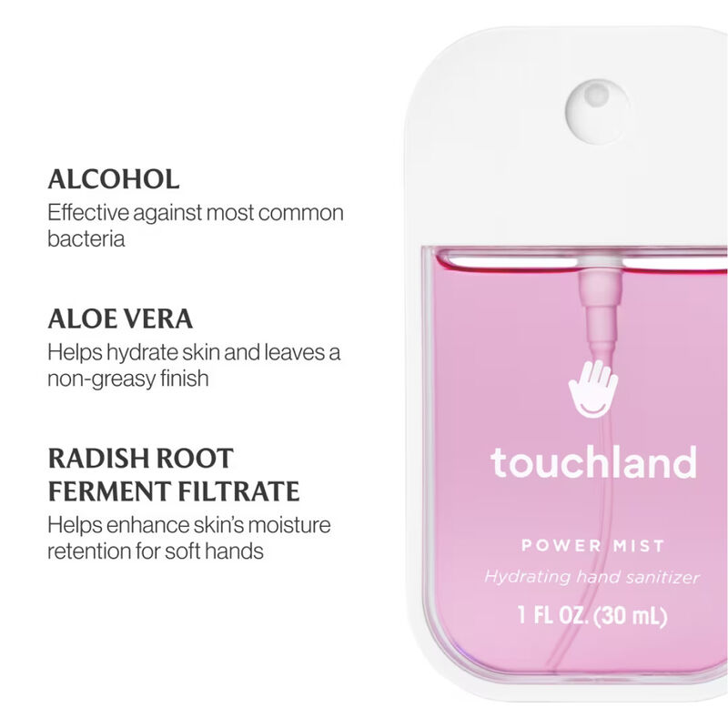 Touchland Power Mist Hydrating Hand Sanitizer - Berry Bliss image number 5