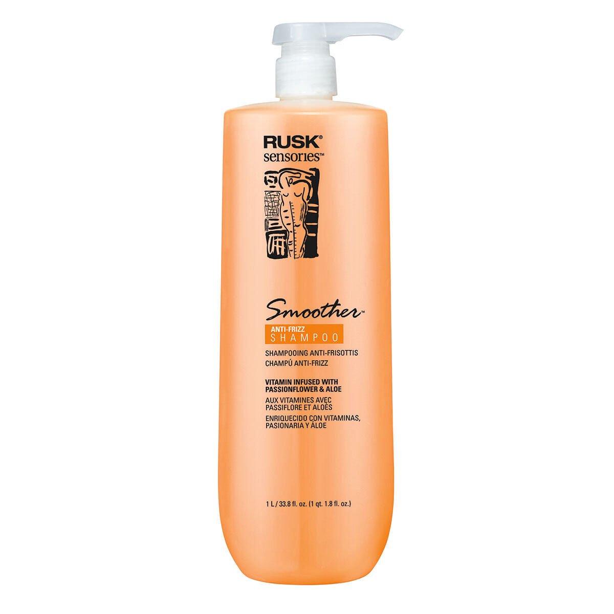 RUSK Smoother Passionflower and Aloe Smoothing Shampoo