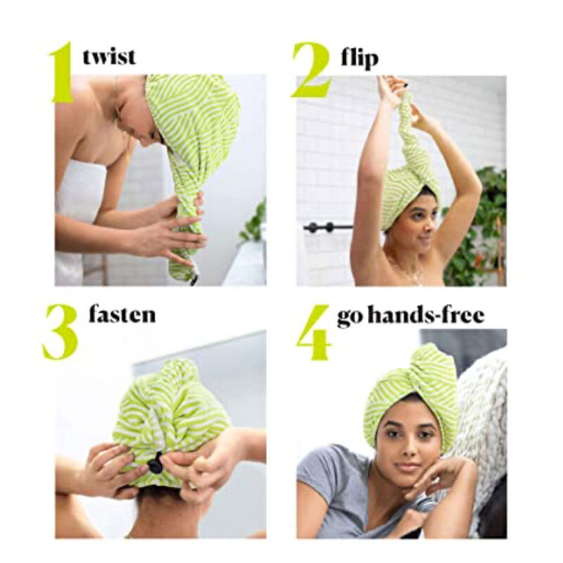DevaCurl DevaTwist Anti-Frizz Microfiber Towel Wrap image number 2