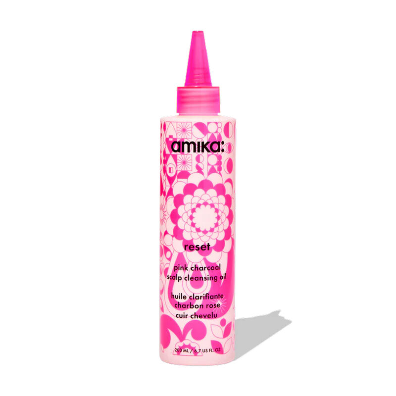 amika Reset Pink Charcoal Scalp Cleansing Oil image number 0
