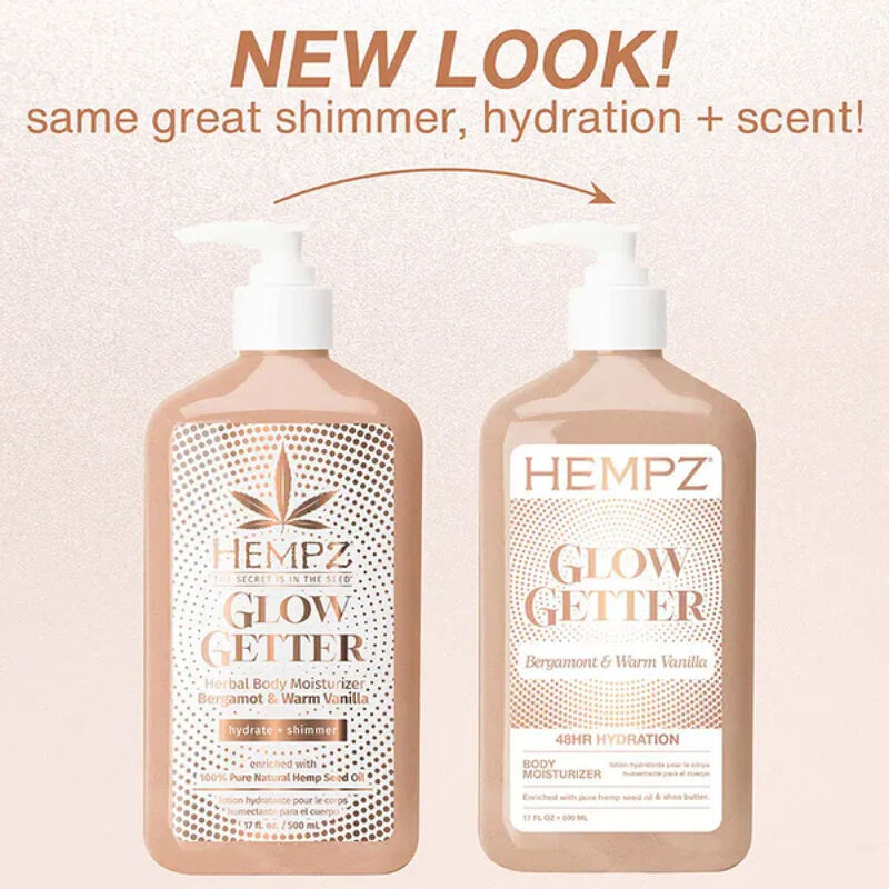 Hempz Glow Getter Herbal Body Moisturizer with Shimmer image number 2
