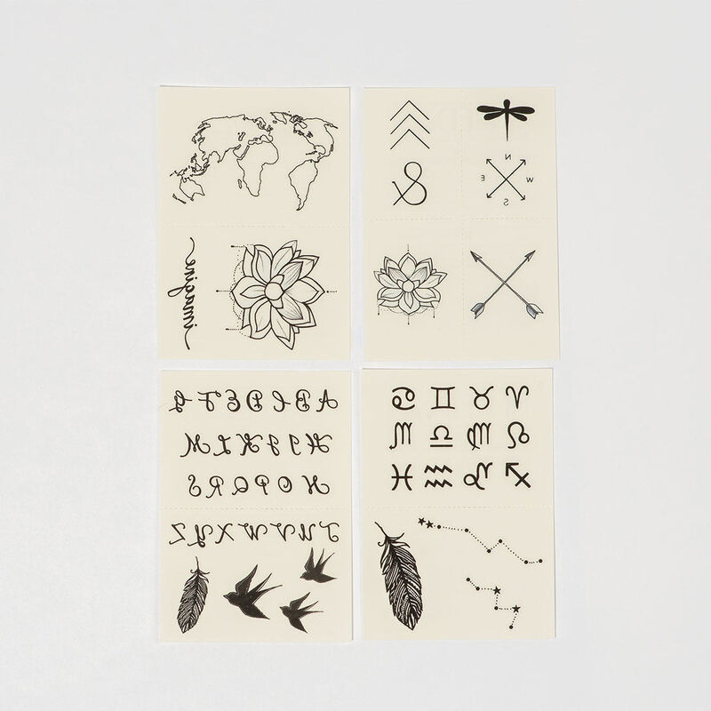 INKED by Dani Inspired Temporary Tattoos Pack image number 1