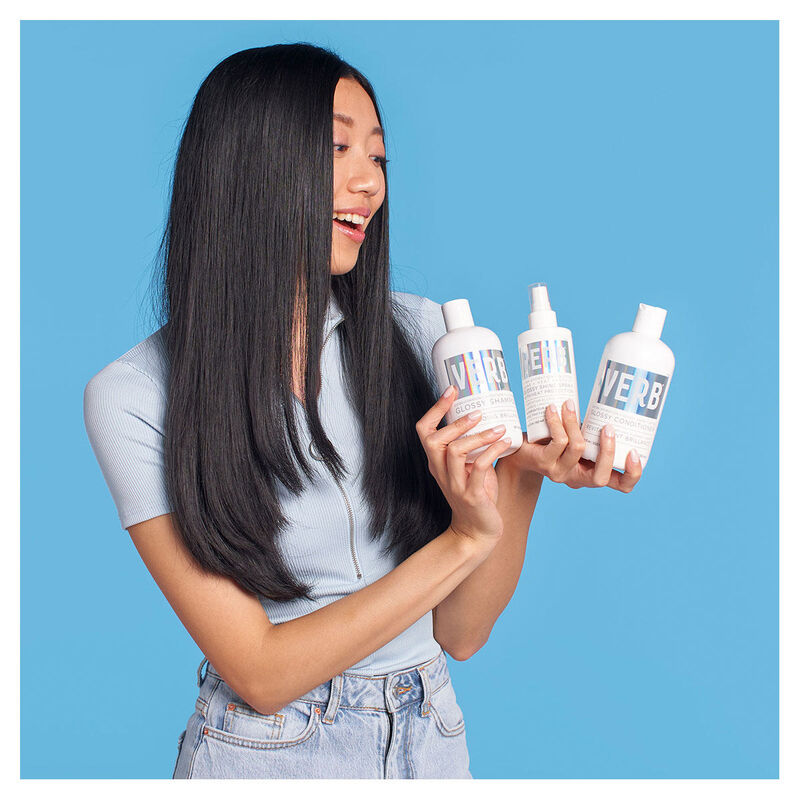 Verb Glossy Shine Spray with Heat Protectant image number 3