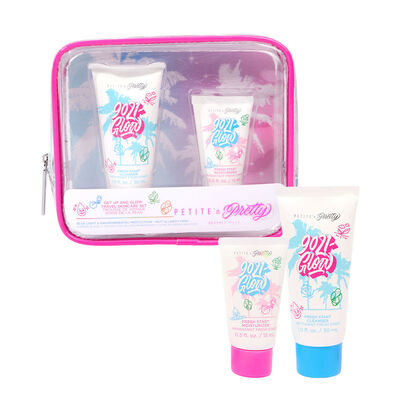 Petite 'n Pretty Get Up and Glow Travel Skincare Set