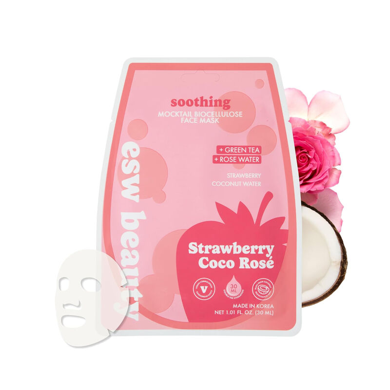ESW Beauty Strawberry Coco Ros&eacute; Soothing Biocellulose Mocktail Mask image number 0