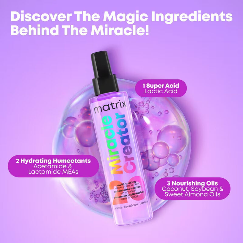 Matrix Total Results Miracle Creator Leave-In Spray image number 2