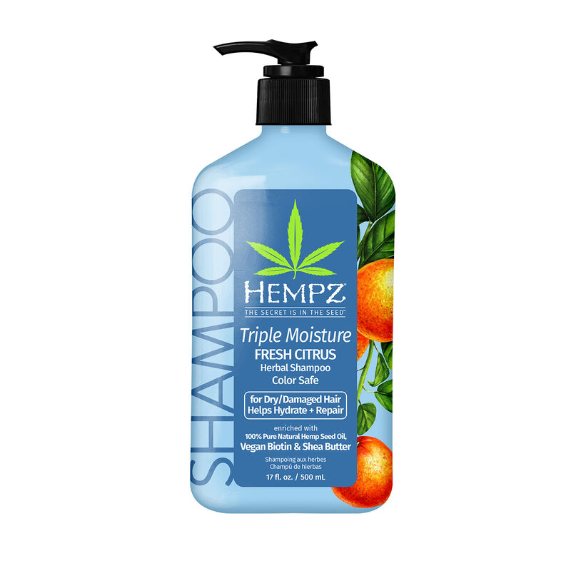 Hempz Triple Moisture Fresh Citrus Herbal Shampoo image number 0