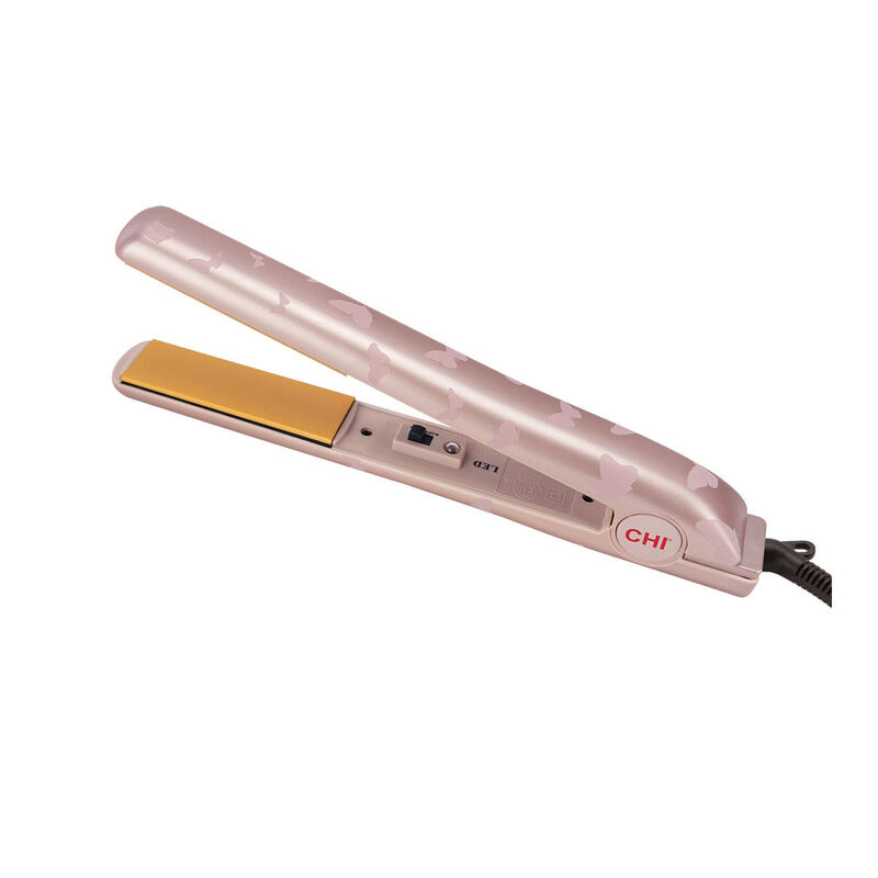 CHI Pink Flutter 1" Ceramic Hairstyling Iron image number 0