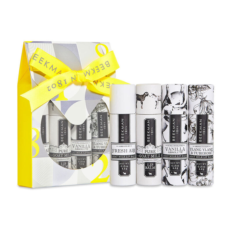 Beekman 1802 4-Piece Lip Balm Set image number 0