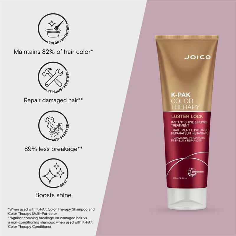 Joico K-PAK Color Therapy Luster Lock Instant Shine And Repair Treatment image number 3