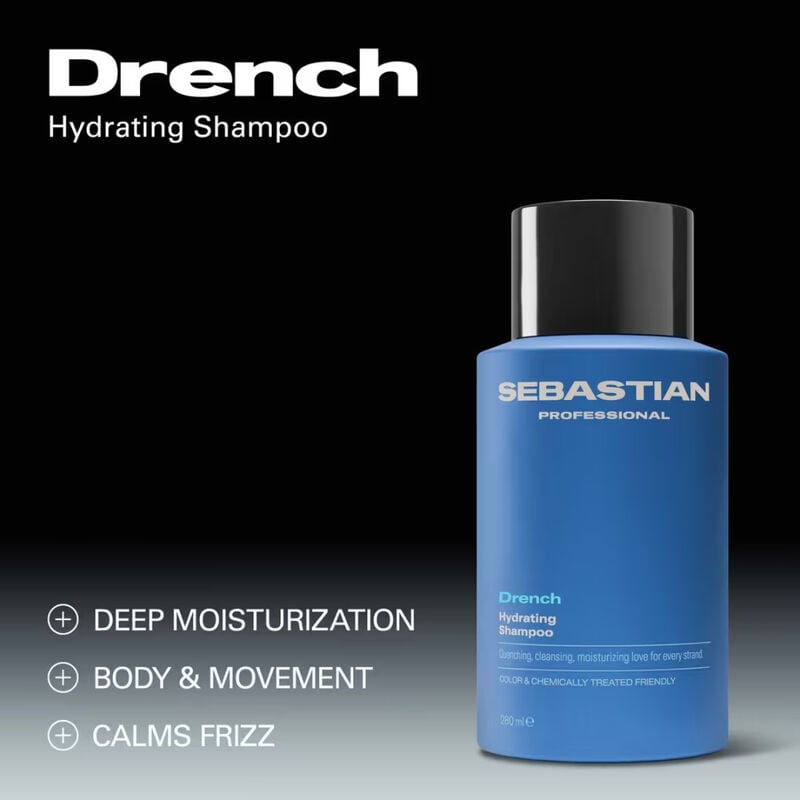 SEBASTIAN Drench Moisturizing Shampoo image number 2