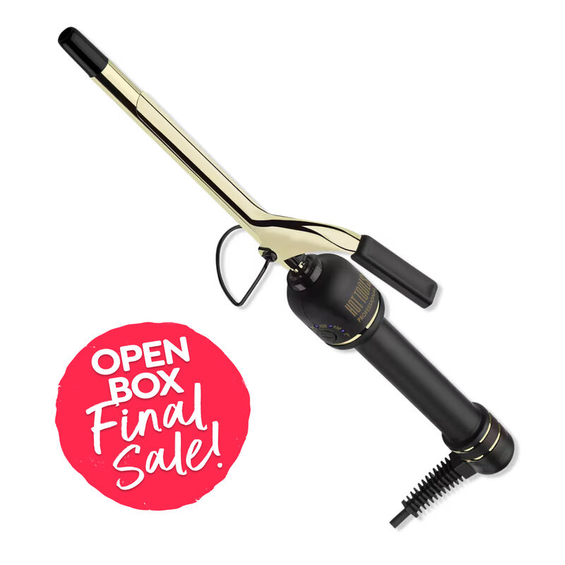 Open Box Hot Tools 1/2" 24K Gold Extended Barrel Curling Iron (Final Sale) image number 0