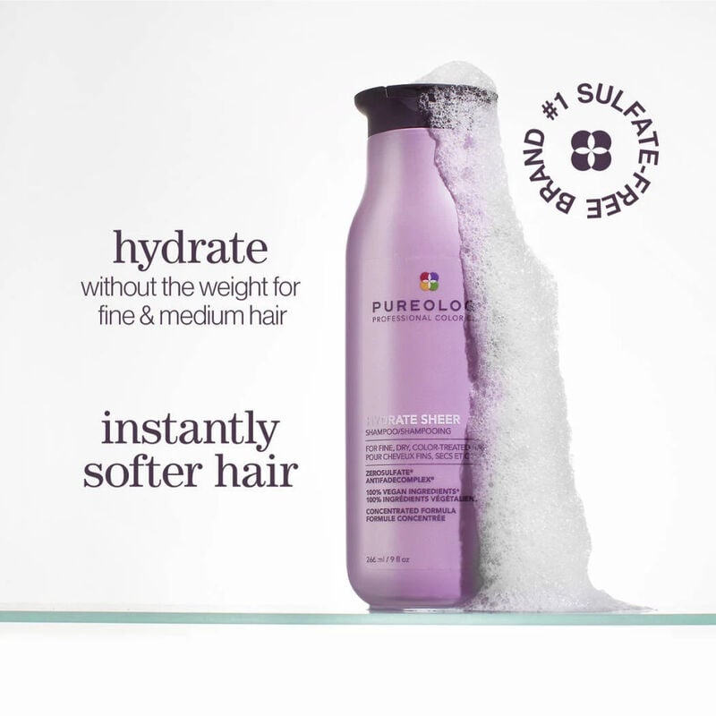 Pureology Hydrate Sheer Shampoo image number 2