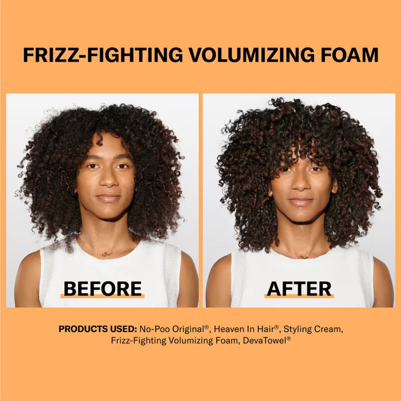 DevaCurl FRIZZ-FIGHTING VOLUMIZING FOAM Lightweight Body Booster image number 1