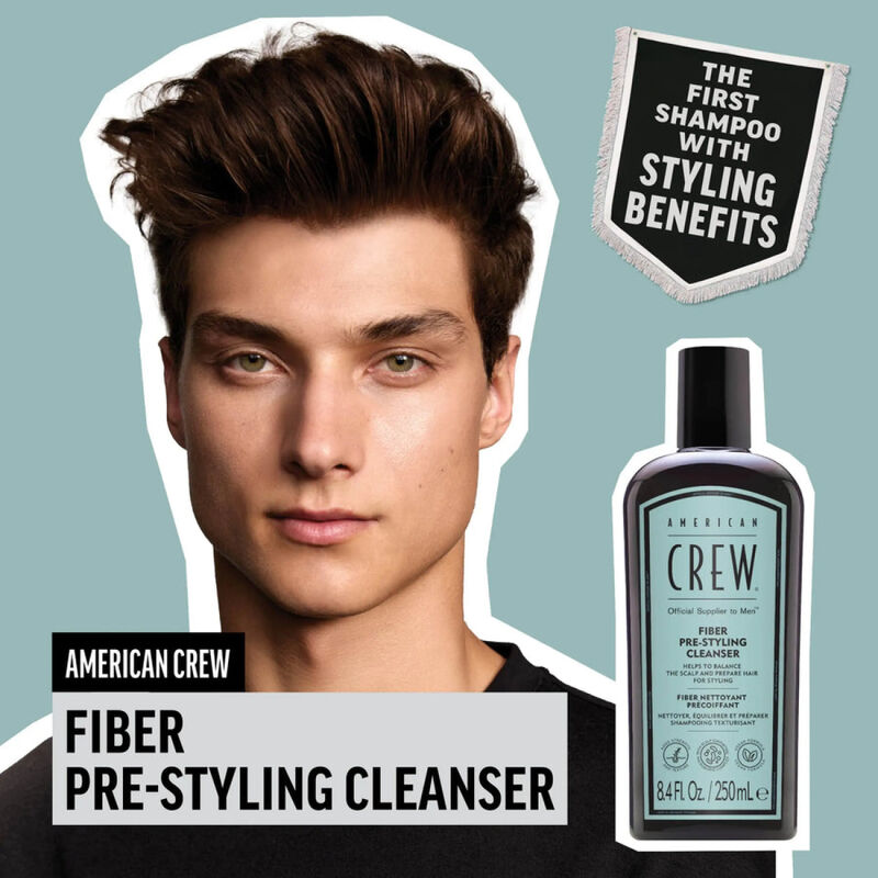 American Crew Fiber Pre-Styling Shampoo image number 2