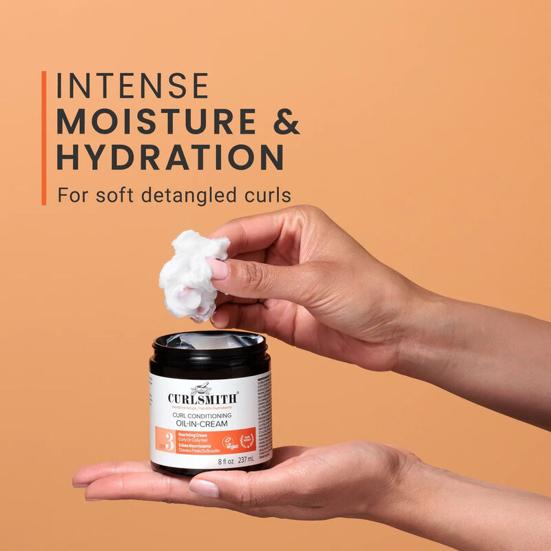 Curlsmith Curl Conditioning Oil in Cream image number 4