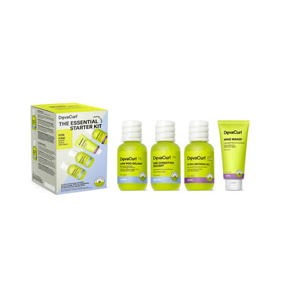 DevaCurl The Essential Starter Kit for Fine Waves, Curls and Coils
