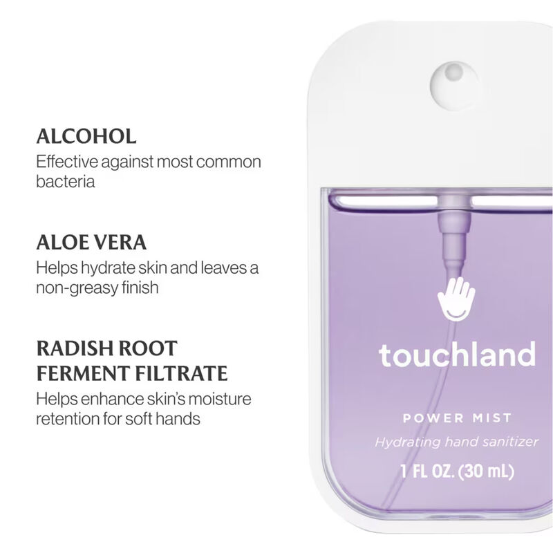 Touchland Power Mist Hydrating Hand Sanitizer - Pure Lavender image number 5