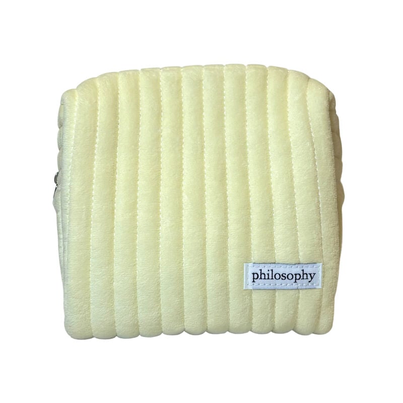 Philosophy Yellow Terry Cosmetic Bag image number 0