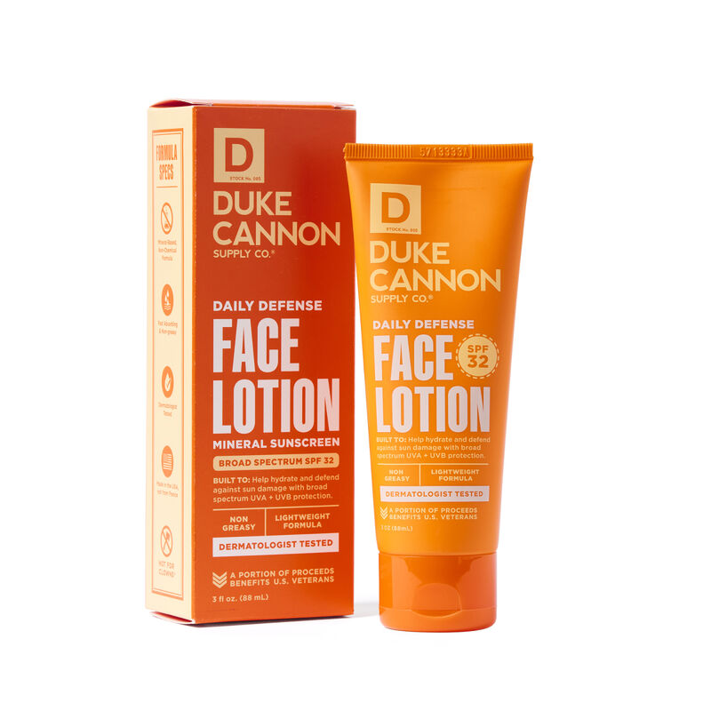 Duke Cannon Daily Defense Face Lotion SPF32 image number 0