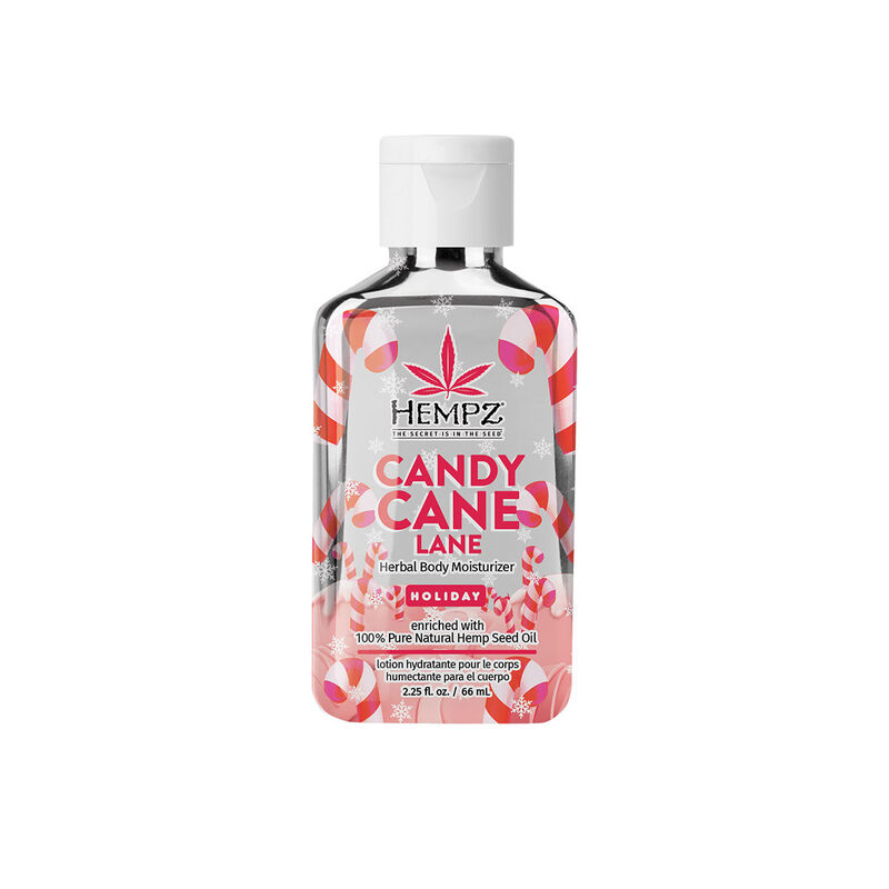 Hempz Limited Edition Mini Candy Cane Lane Herbal Body Moisturizer image number 1