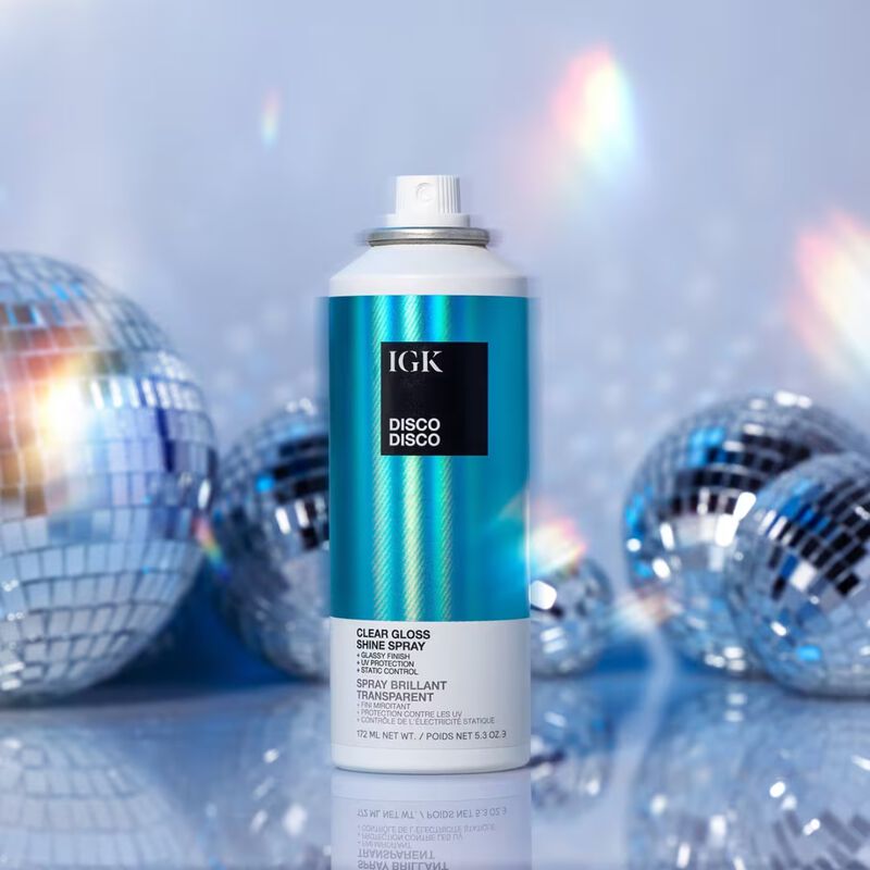 IGK Disco Disco Clear Gloss Shine Spray image number 2