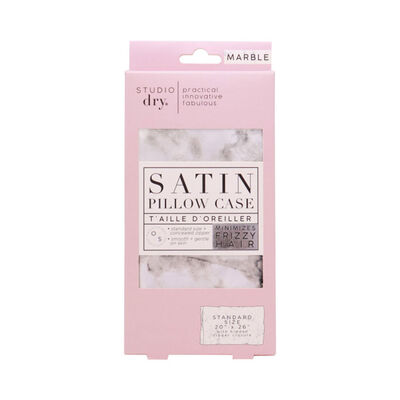 Studio Dry Satin Pillowcase - Marble