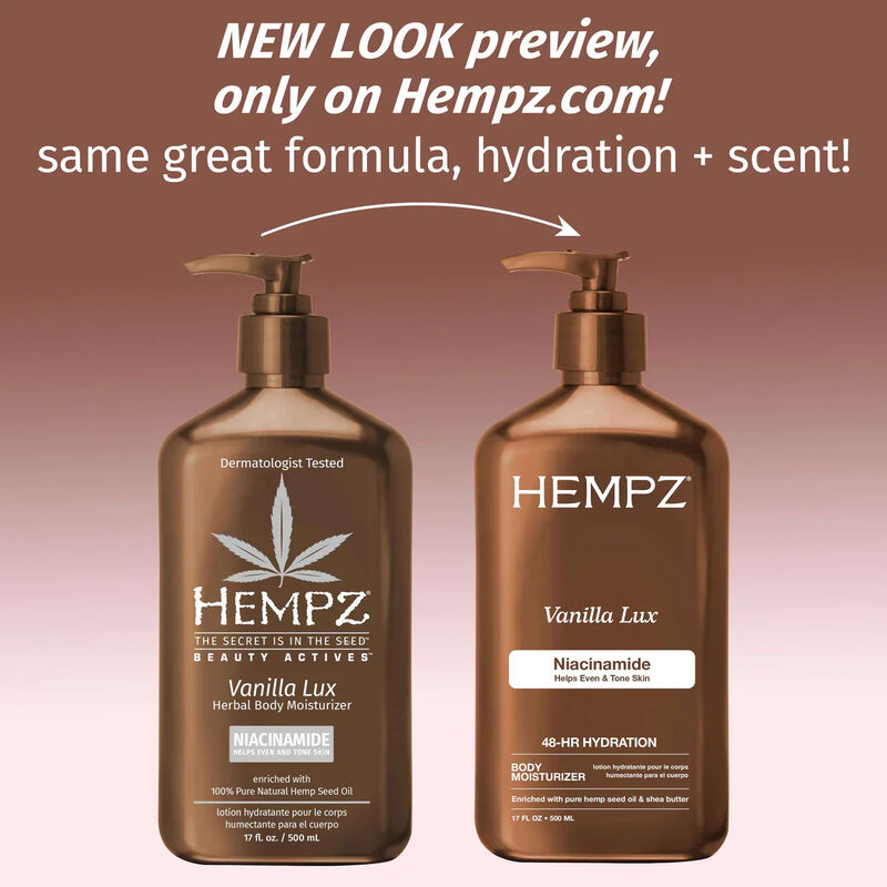 Hempz Vanilla Lux Herbal Body Moisturizer image number 2