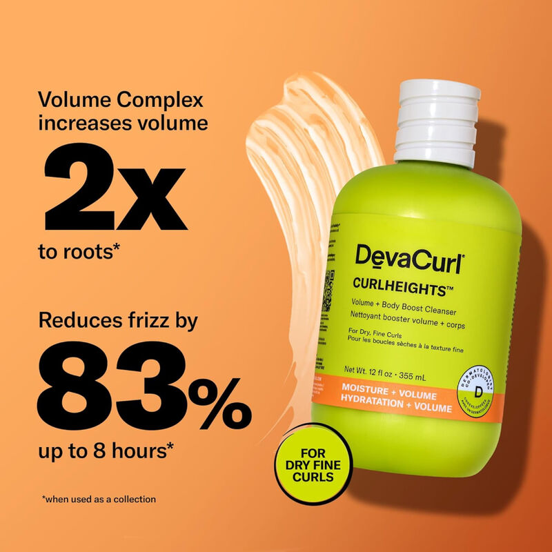 DevaCurl CurlHeights Volume + Body Boost Cleanser image number 2