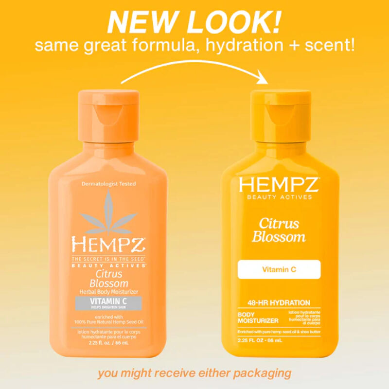 Hempz Mini Citrus Blossom Herbal Body Moisturizer image number 2