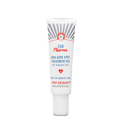 First Aid Beauty FAB Pharma BHA Acne Spot Treatment Gel 2% Salicylic Acid