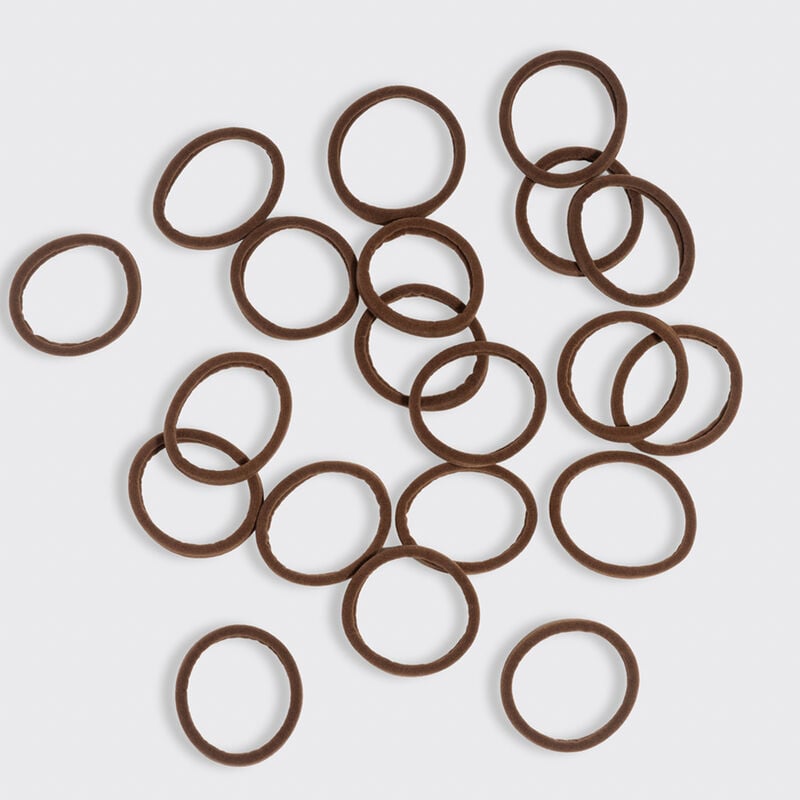 Kitsch Seamless Hair Elastic Chocolate 20pc image number 2