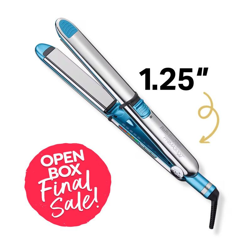 Open Box BaBylissPRO Nano Titanium Prima 3000 Hairstyling Iron 1.25'' (Final Sale) image number 0
